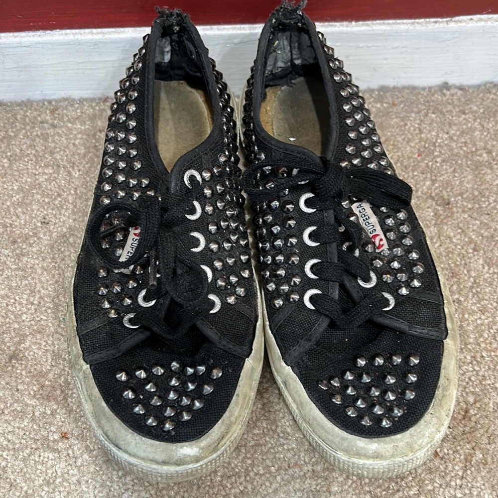 black studded Supergas